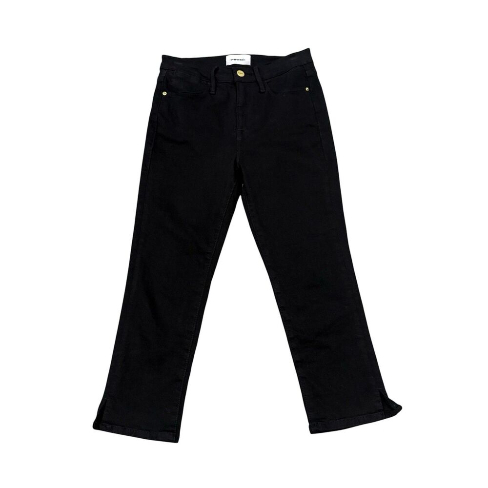 Frame Black Le High Pedal Pusher Capri Pants Size 25